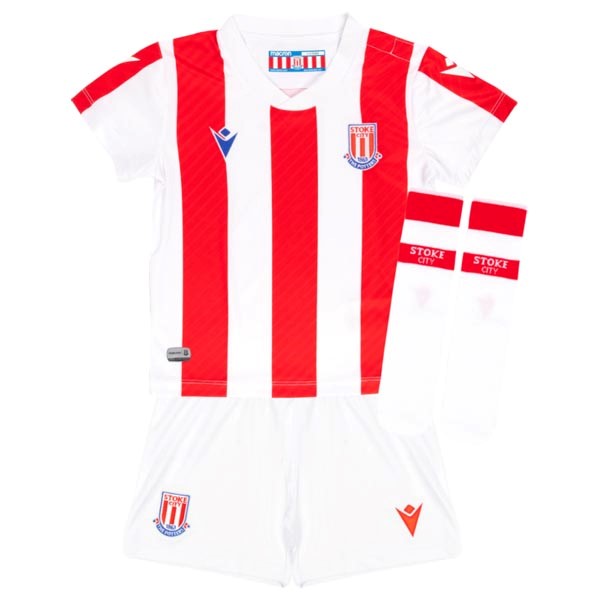 Camiseta Stoke City Primera equipo Niño 2021-22